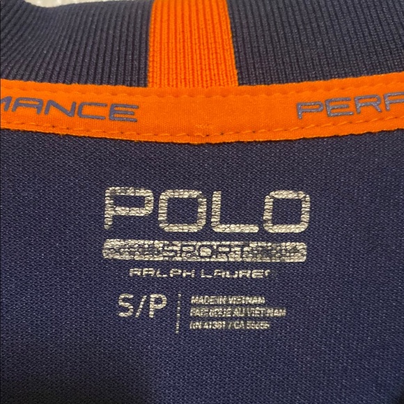 Polo by Ralph Lauren Blue and Orange Performance Polo - Picture 4 of 9